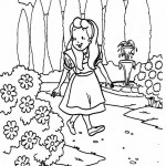 Alice in Wonderland kleurplaten - 