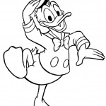 Donald Duck kleurplaten - 