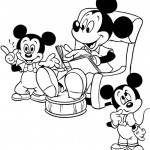 Mickey Mouse kleurplaten - 