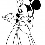 Minnie Mouse kleurplaten - 