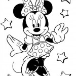 Minnie Mouse kleurplaten - 