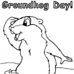Groundhog Day kleurplaten - 