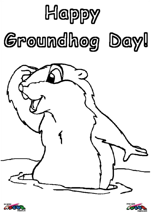 Groundhog Day005 De Beste Kleurplaten
