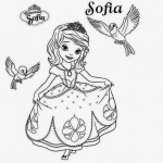 Sofia het Prinsesje kleurplaten - 